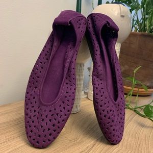 Arche Lilly Perforated Ballet Flats NWOT